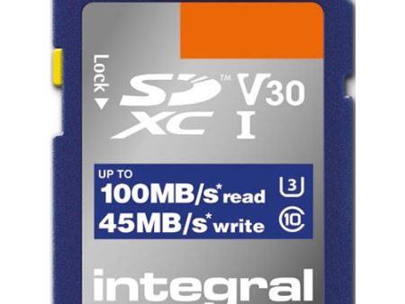 Cartão de Memória SDHC Integral V30 - 128GB For Sale