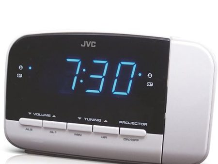 Rádio Relógio JVC RA-F230W Online Sale