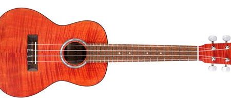 Ukulele 15CFM Satinado Vermelho Córdoba Fashion