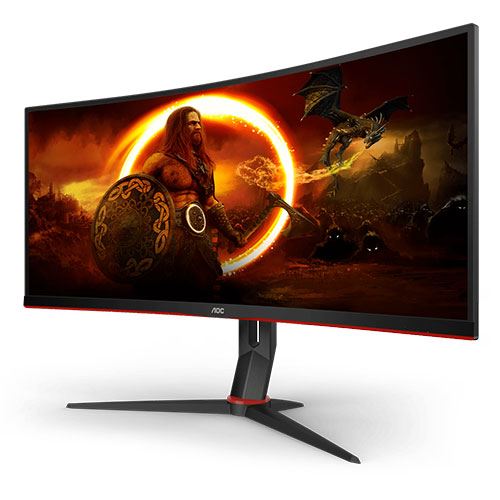 Monitor Gaming Curvo AOC CU34G2X BK | 34   | 144 Hz | UltraWide QHD Fashion