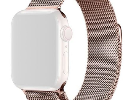 Bracelete Metal 4-OK para Apple Watch 38mm | 40mm | 41mm - Rosa Dourado Supply