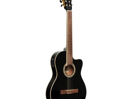 Guitarra Clássica Eléctrica - SCL60 TCE-BLK Stagg on Sale