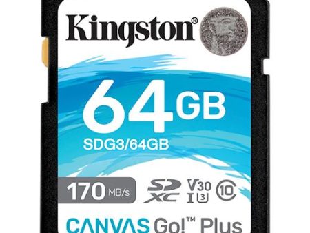 Cartão de Memória SDXC Kingston Canvas Go! Plus - 64GB Hot on Sale