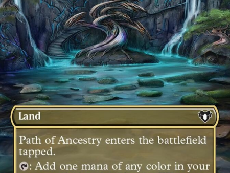 Path of Ancestry (Borderless Alternate Art) [Commander Masters] For Sale