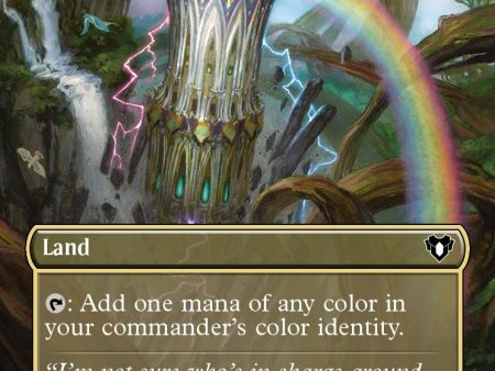 Command Tower (Borderless Alternate Art) [Commander Masters] Supply