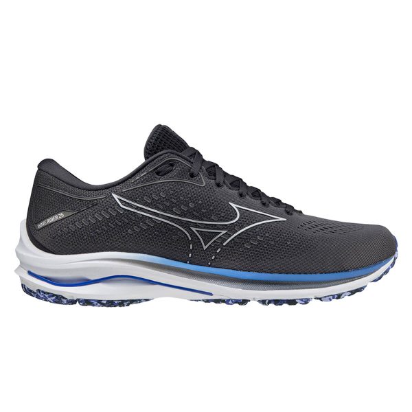 Mizuno Wave Rider 25 Mens | Obsidian 10077c vblue Cheap