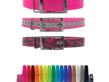 3 4  Premium Glow Tuff Replacement Collar Strap for the Garmin Alpha TT25, T20, TT15 Mini & Astro T5 Mini Online Sale