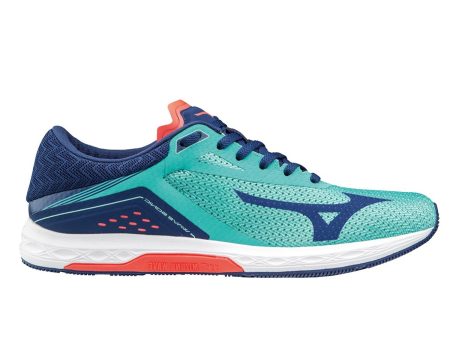 Mizuno Wave Sonic Womens | Turquoise Blue Coral Online Sale