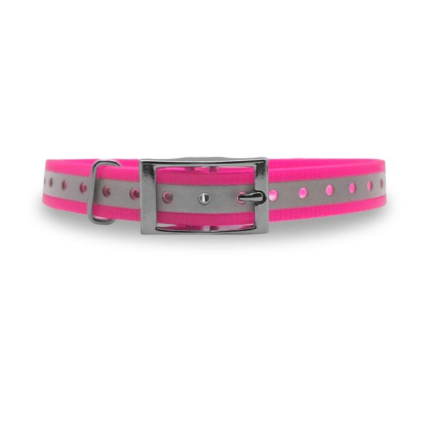 3 4  Premium Glow Tuff Replacement Collar Strap with a 3 4  slide tag Online now