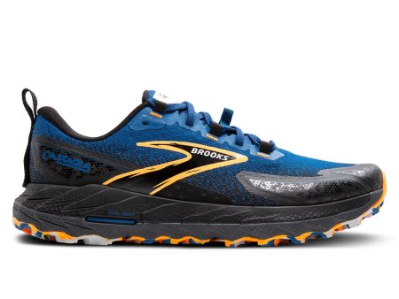 Brooks Cascadia 18 Mens | Blue Sapphire black orange on Sale