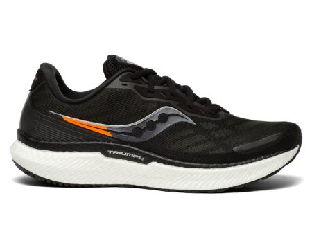 Saucony Triumph 19 Mens | Black white Online