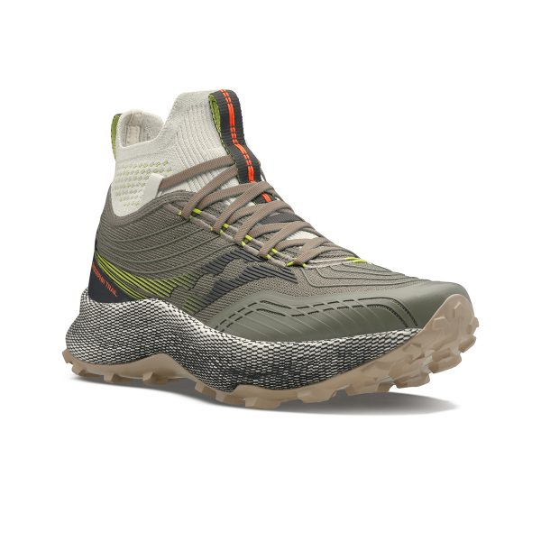 Saucony Endorphin Trail Mid Mens | Olive black Supply