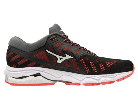 Mizuno Wave Ultima 11 Womens | Black White Fierycoral Cheap