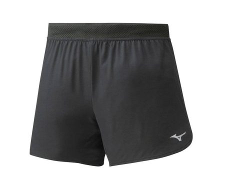 Mizuno Er 4.5 2in1 Short Womens | Black For Discount