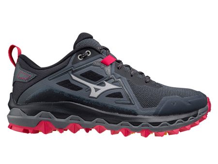 Mizuno Wave Mujin 8 Womens | Turbulence obsidian rred Online now