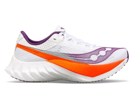 Saucony Endorphin Pro 4 Womens | White violet Online Sale