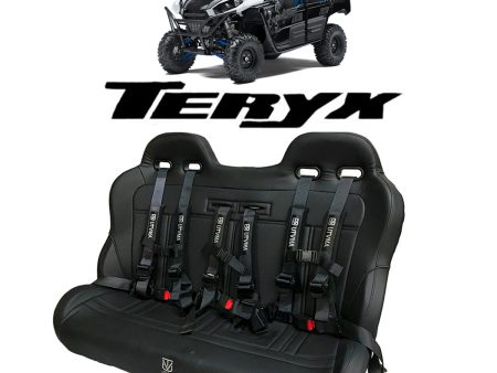 Teryx 4 Rear Bench Seat (2012-2024) W Harnesses Fashion