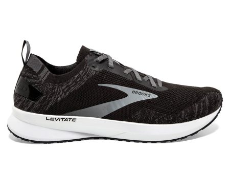 Brooks Levitate 4 Mens | Black blackened Pearl white For Sale