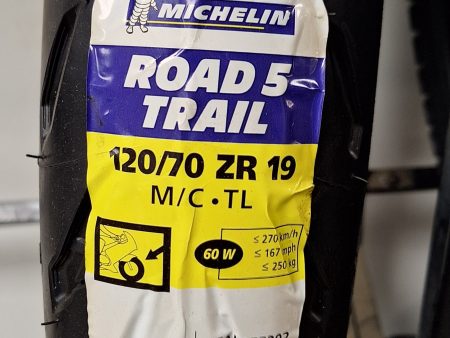 MICHELIN ROAD 5 TRAIL 120 70-19 CLOSEOUT TIRES Cheap