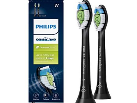 Philips Sonicare DiamondClean Toothbrush Head, 2 Pack, Black, HX6062 95 Hot on Sale