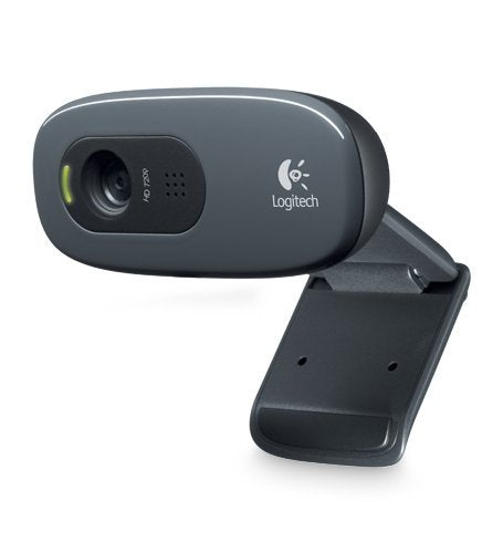 Logitech C270 Desktop or Laptop Webcam, HD 720p Widescreen for Video Calling and Recording Online