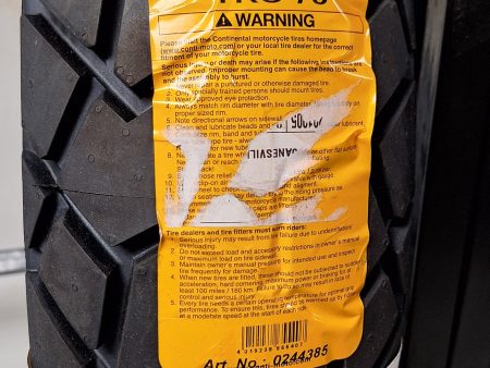 Continental TKC70 150 70-17 CLOSEOUT TIRES Fashion