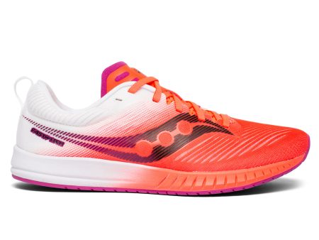 Saucony Fastwitch 9 Womens | Viz Red Wht Online now