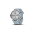 Garmin vívomove HR, Hybrid Smartwatch for Men and Women, Silver Sea Foam Online Sale