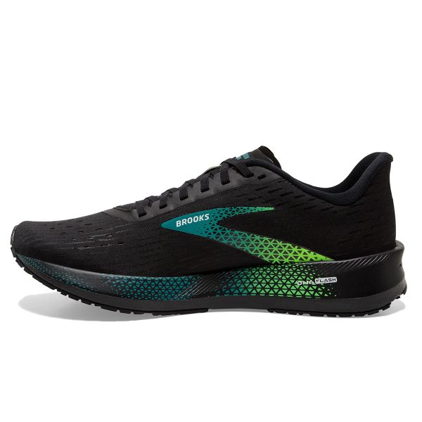 Brooks Hyperion Tempo Mens | Black kayaking green Gecko For Discount