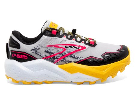 Brooks Caldera 7 Womens | Lunar Rock lemon Chrome black For Sale