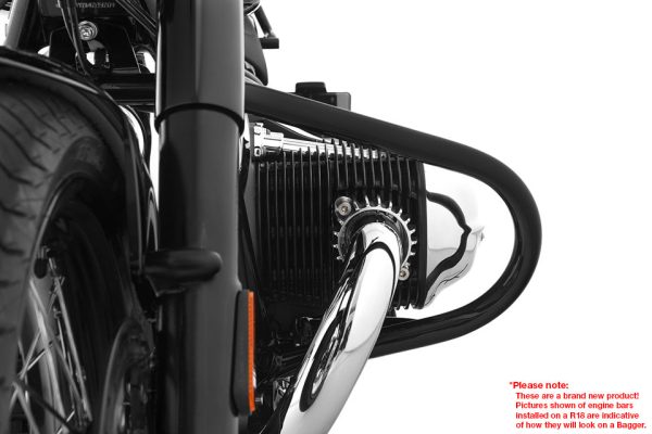 WUNDERLICH BLACK ENGINE BAR FOR R18 BAGGER AND TC 2022-2023 Fashion