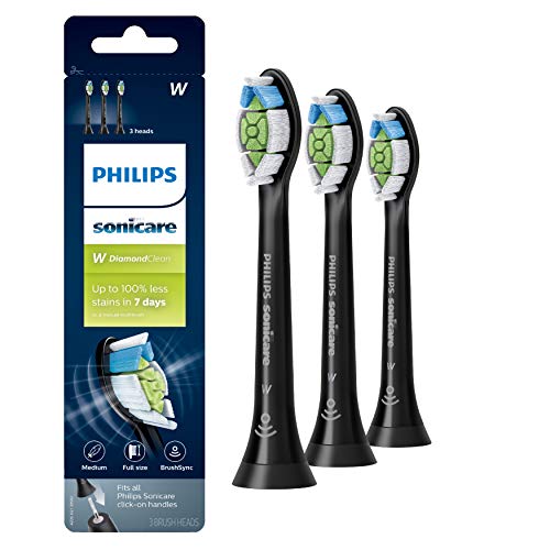 Philips Sonicare Genuine DiamondClean Toothbrush Head, 3 Pack, Black, HX6063 95 Online now