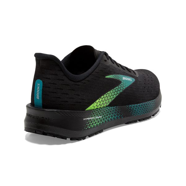 Brooks Hyperion Tempo Mens | Black kayaking green Gecko For Discount