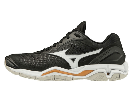 Mizuno Wave Stealth 5 Nb Womens | Blk Wht Fashion