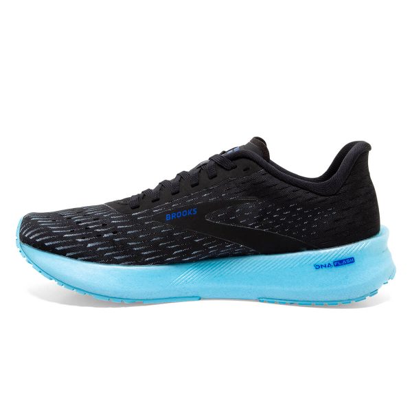 Brooks Hyperion Tempo Mens | Black iced Aqua blue Online